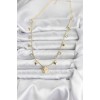 Gold-Colored Zircon Stone North Star Model Women's Necklace - TJ-BKO10647