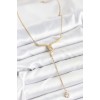 316L Stainless Steel Chain Gold Color Snake Model Y Necklace - TJ-BKO10662