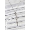 316L Stainless Steel Chain Silver Color Sun and Energy Model Women's Y Necklace - TJ-BKO10669