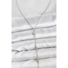 316L Stainless Steel Chain Silver Star Design Women's Y Necklace - TJ-BKO10671