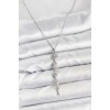 316L Stainless Steel Chain Silver Color North Star Energy Model Women's Y Necklace - TJ-BKO10673
