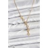 316L Stainless Steel Chain Gold Color Clover Model Women's Necklace - TJ-BKO10674