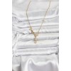 316L Stainless Steel Chain Gold Color Butterfly Model Women's Necklace - TJ-BKO10676