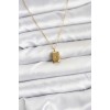 316L Stainless Steel Chain Gold Color Minimal North Star Design Women's Necklace - TJ-BKO10683