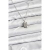 316L Stainless Steel Chain Silver Color Minimal North Star Design Women's Necklace - TJ-BKO10684