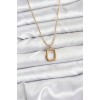 316L Stainless Steel Chain Gold Color Model Women's Necklace - TJ-BKO10688