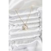 316L Steel Chain Gold Zircon Stone New Year's Theme Women's Necklace - TJ-BKO10704