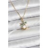 316L Stainless Steel Chain Gold Color Christmas Bell Model New Year's Theme Women's Necklace - TJ-BKO10706