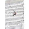 316L Stainless Steel Chain Silver-Colored Snowman Figure Christmas-Themed Women's Necklace - TJ-BKO10713