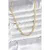 Gold-Colored Rice-Shaped Bead Women's Necklace - TJ-BKO10725