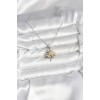 316L Stainless Steel Chain Silver Color North Star Model Women's Necklace - TJ-BKO10726