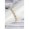 14K Gold-Plated Zircon Stone Women's Bracelet - TJ-BB8117