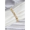 14K Gold-Plated Zircon Stone Women's Bracelet - TJ-BB8117