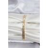 14K Gold-Plated Virgo Model Zircon Stone Women's Bracelet - TJ-BB8124