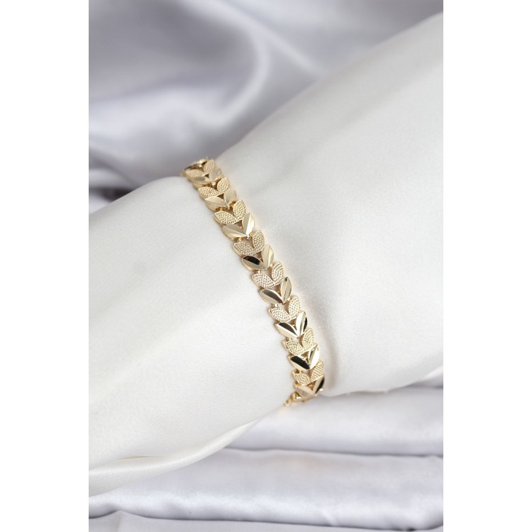 14K Gold-Plated Virgo Model CM Women's Bracelet - TJ-BB8127