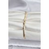 14K Gold Color Plated Laser Engraved Chain Model CM Women's Bracelet - TJ-BB8130
