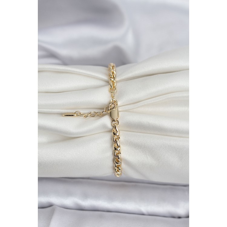 14K Gold-Plated Chain Model Women's CM Bracelet - TJ-BB8132