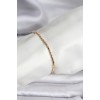 14K Gold-Plated Chain Model CM Women's Bracelet - TJ-BB8139