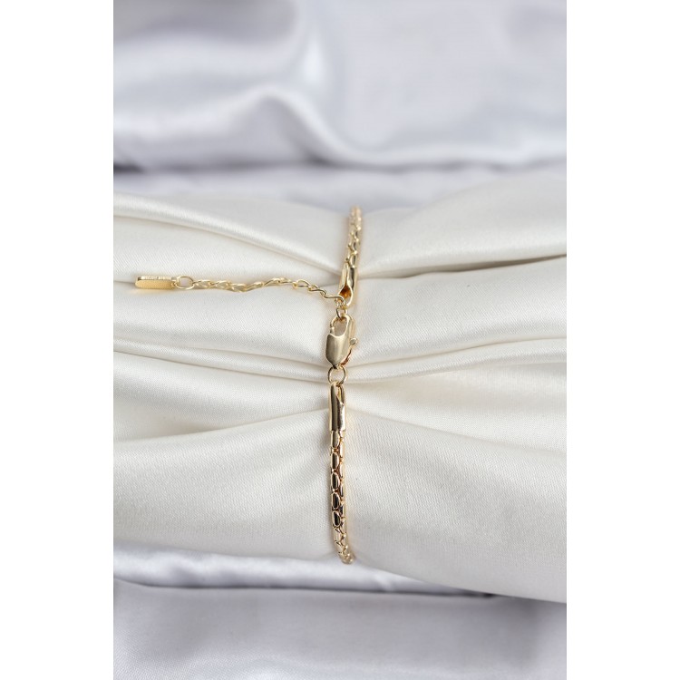 14K Gold-Plated Chain Model CM Women's Bracelet - TJ-BB8139