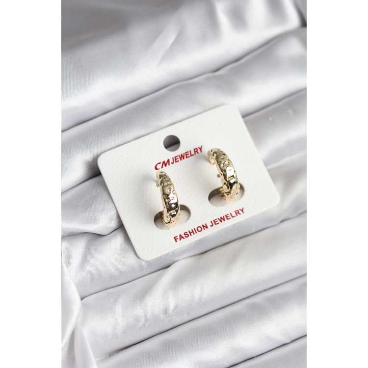 14K Gold-Plated CM Women's Earrings - TJ-BKP11420