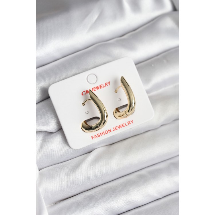 14K Gold Color Plated CM Women's Earrings - TJ-BKP11424 14K Gold Color Plated CM Women's Earrings - TJ-BKP11424