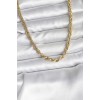 14K Gold Color Plated Twist Design CM Women's Necklace - TJ-BKO10729