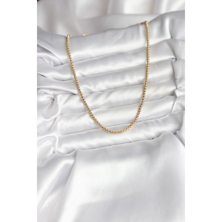 14K Gold-Plated Chain Model CM Women's Necklace - TJ-BKO10737