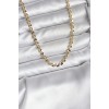 14K Gold-Plated Chain Model CM Women's Necklace - TJ-BKO10738