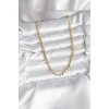 14K Gold-Plated Chain Model CM Women's Necklace - TJ-BKO10738