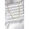 14K Gold-Plated Fine Chain Model CM Women's Necklace - TJ-BKO10741