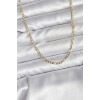 14K Gold-Plated Bird's Eye Chain Model Brass CM Women's Necklace - TJ-BKO10749