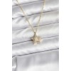 Gold-Colored Chain Star-Shaped Women's Necklace - TJ-BKO10751