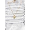 316L Stainless Steel Chain Daisy-Shaped Women's Necklace - TJ-BKO10756