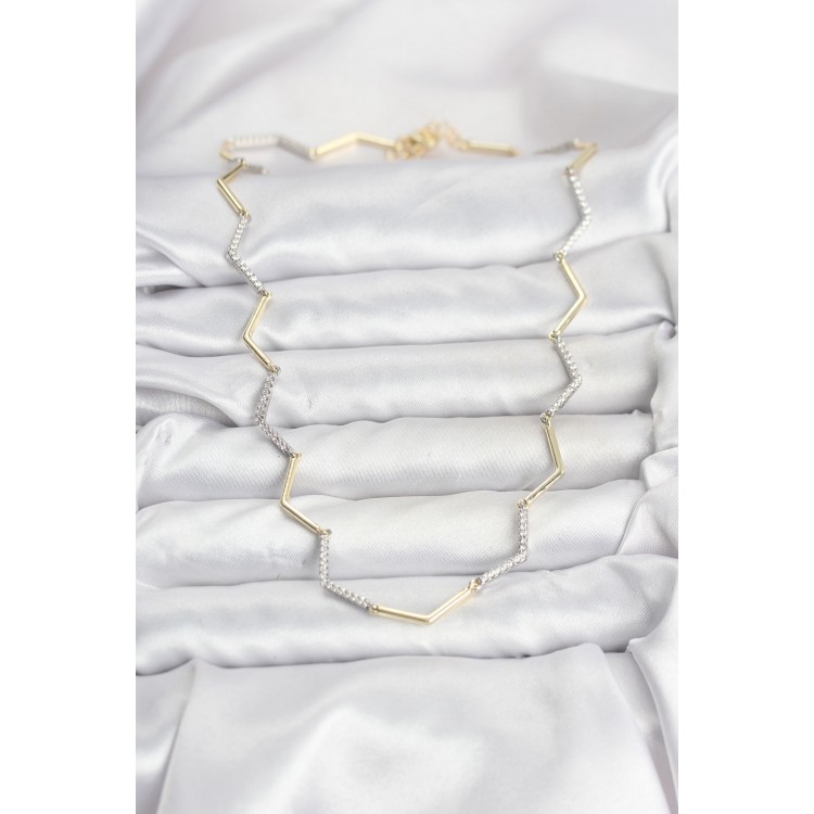 VIP Series Zigzag Model Women's Necklace - TJ-BKO10760