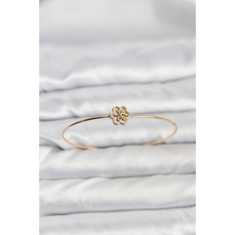 Lotus Model Gold Color Bracelet - TJ-BB8141