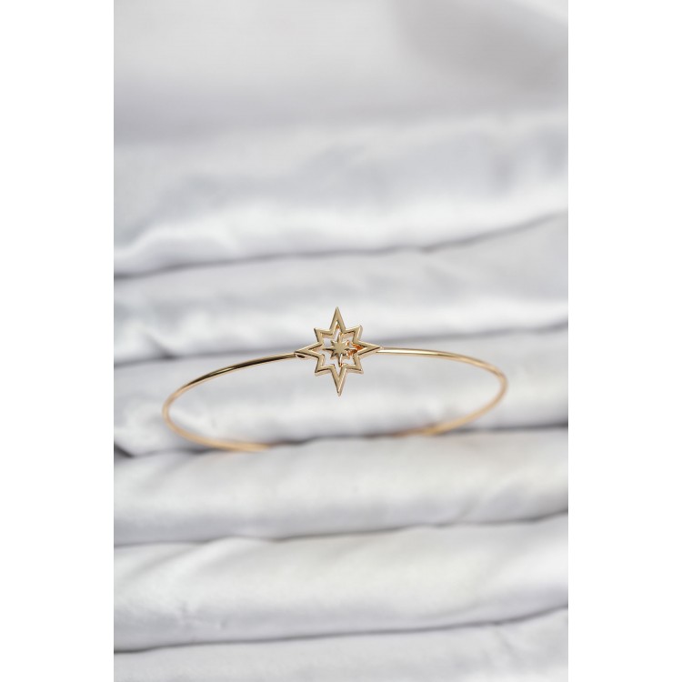 North Star Model Gold Color Bracelet - TJ-BB8144