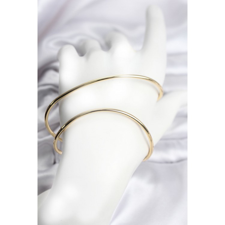 Gold-Colored Brass Bracelet - TJ-BB8145