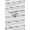 316L Stainless Steel Chain Silver Color Butterfly Model Women's Necklace - TJ-BKO10762