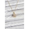 316L Stainless Steel Chain Gold Color Baguette Model Women's Necklace - TJ-BKO10763