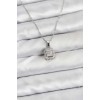 316L Stainless Steel Chain Silver Color Baguette Model Women's Necklace - TJ-BKO10764