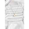 316L Steel Chain Gold Color Mother-of-Pearl Clover Women's Necklace - TJ-BKO10765