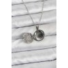 316L Steel Chain Silver Color North Star Covered Model Women's Necklace - TJ-BKO10774