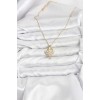 316L Stainless Steel Chain Gold Color Ballerina Model Women's Necklace - TJ-BKO10775
