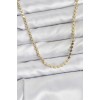 316L Stainless Steel Chain Gold Color Crushed Chain Model 65 cm Women's Necklace - TJ-BKO10778
