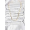 316L Stainless Steel Chain Gold Color Crushed Chain Model 65 cm Women's Necklace - TJ-BKO10778
