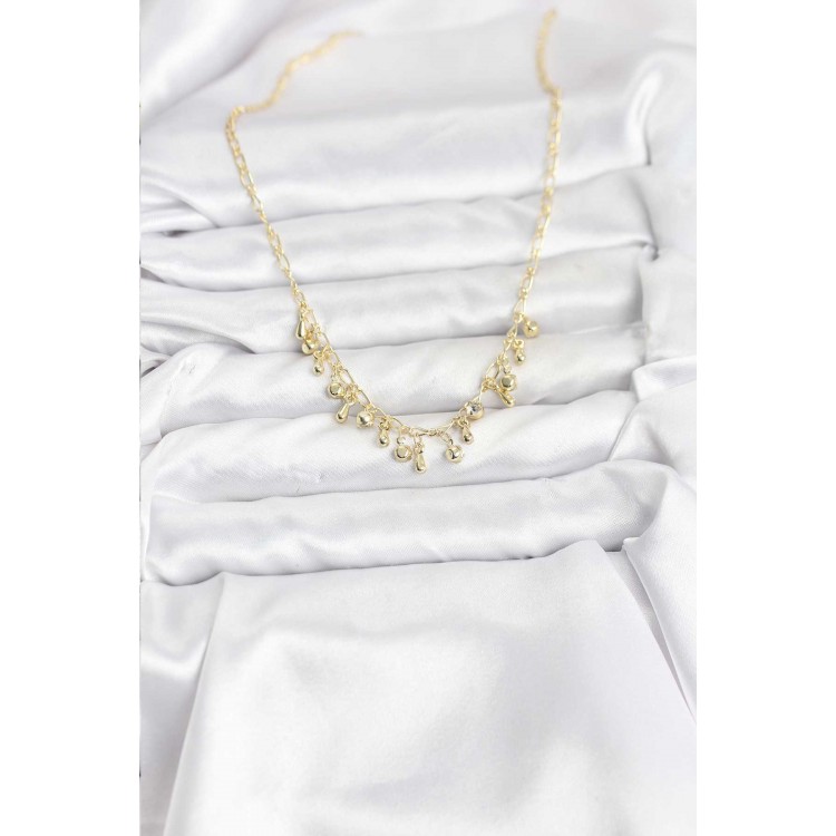 316L Stainless Steel Chain Gold Color Women's Necklace - TJ-BKO10786