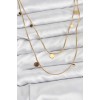316L Stainless Steel Chain Gold-Tone Beaded Women's Necklace - TJ-BKO10787