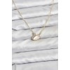 Gold-Colored Swan-Shaped Women's Necklace - TJ-BKO10798