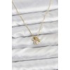 Gold-Colored Minimalist Charm Women's Necklace - TJ-BKO10803