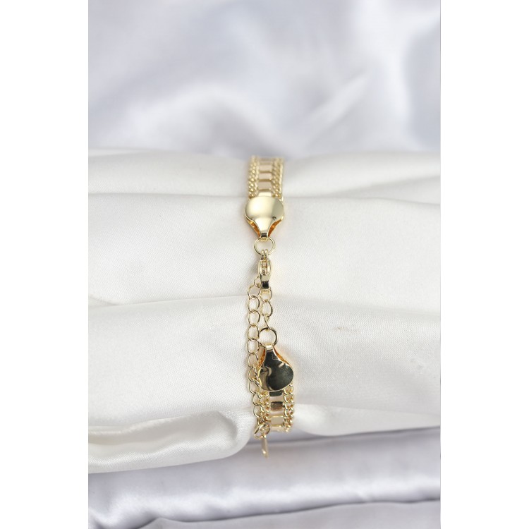 316L Steel Gold-Colored Chain Model Women's Bracelet - TJ-BB8159